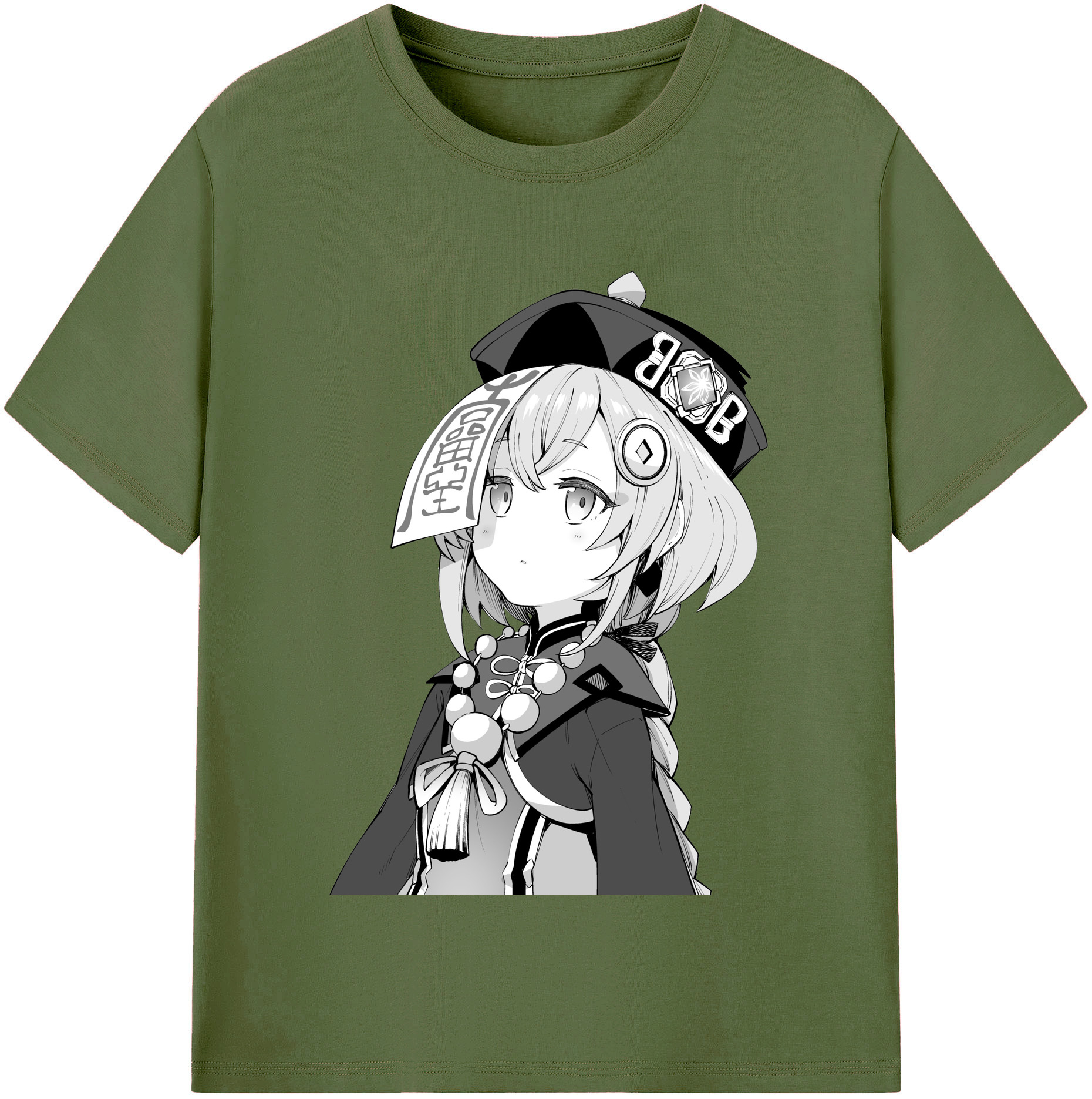 げんし神 七七 なな  genshin Nana 綿100％半袖Tシャツ（フロントプリント）